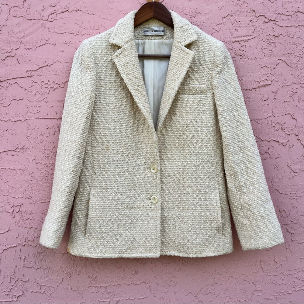 Vintage Chester Weinberg Textured Blazer Size 6